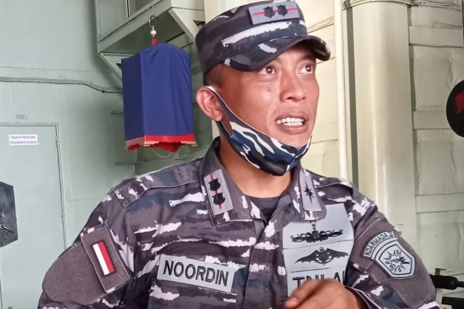 Kolonel Laut (P) Mohammad Noordin, Komandan KRI Teluk Ende 517 (Foto: Hary/Kaltimku.id)