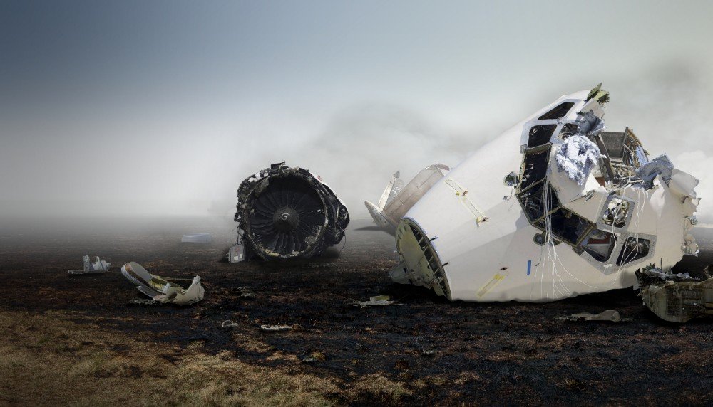 Foto: ilustrasi kecelakaan pesawat ( shutterstock, kaltimku )