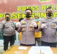 Press rilis penangkapan pengedar dan pemakai sabu-sabu. (Foto: istimewa)