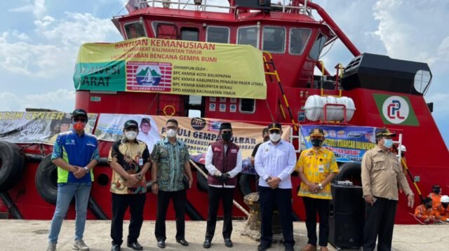 Diwaliki walikota Balikpapan Terpilih H.Rahmad Mas’ud, Bani Masud kembali kirim bantuan Ke sulbar