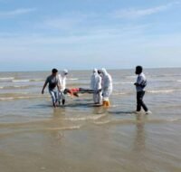 Berita Kaltim Terkini - Evakuasi jenazah ISW di perairan Tanjung Kabupaten Penajam Paser Utara