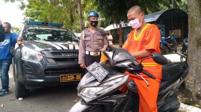 Berita Kaltim Terkini - Embat Motor Tetangga, Terancam 7 Tahun Penjara