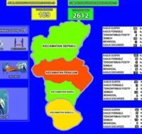 Data penyebaran Covid-19 di PPU per 24 Juni 2021