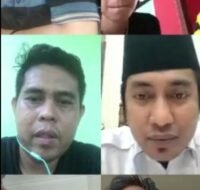 Bupati PPU Abdul Gafur Mas’ud (AGM) saat berdiskusi secara daring dengan beberapa awak media.