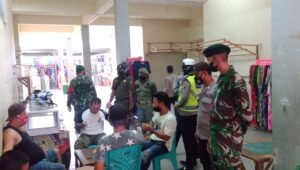 Satgas Penanganan Covid PPU lakukan sosialisasi PPKM level 4.