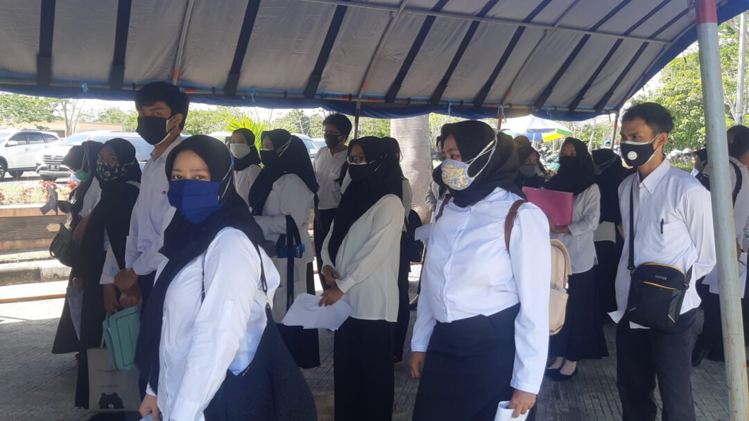 Ratusan peserta seleksi kompetensi dasar CPNS Kabupaten PPU tahun 2021