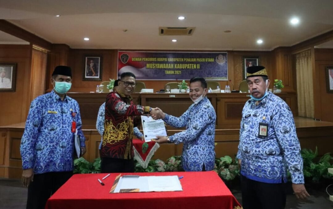 Plt Sekda PPU, Muliadi terpilih menjadi ketua DPP Korpri 2021-2026