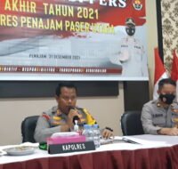 Polres PPU gelar konferensi pers akhir tahun