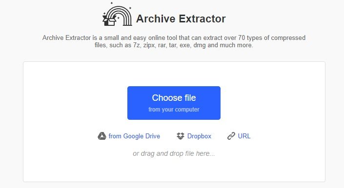 archive extractor
