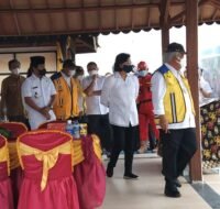 Kunjungan Menkeu Sri Mulyani dan Menteri PUPR Hadi Muljono ke lokasi IKN didampingi Bupati PPU Abdul Gafur Mas’ud (AGM).