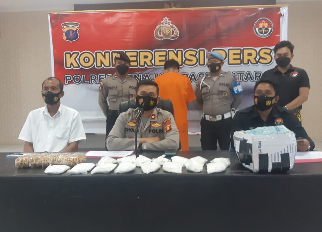 Polres PPU rilis pengungkapan kasus peredaran ribuan pil double L