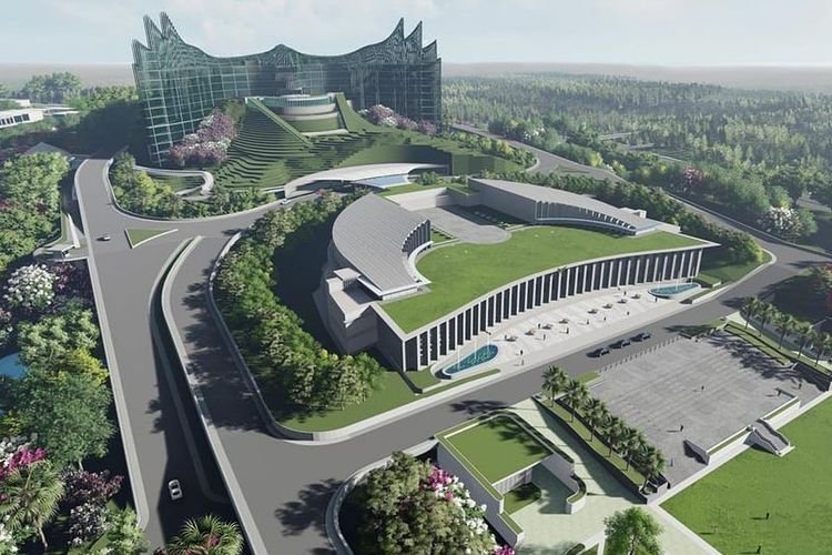 Desain Istana Negara di Ibu Kota Baru. (Ist)