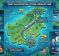 Proyek Kereta Api Kalimantan Dimulai dari Kaltara Menuju IKN