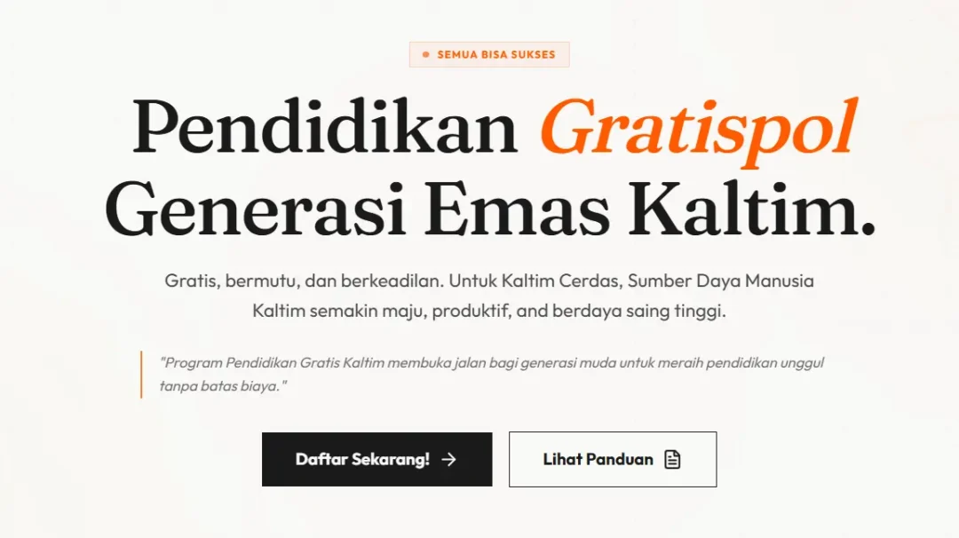 Pendaftaran Gratispol Tahap III Berakhir, Tahap IV Dibuka Mulai 1 Agustus