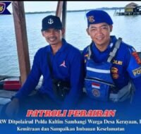 Polisi RW Ditpolairud Polda Kaltim Sambangi Warga Pesisir Sangkulirang, Perkuat Sinergi Jaga Kamtibmas Polisi RW Ditpolairud Polda Kaltim Sambangi Warga Pesisir Sangkulirang, Perkuat Sinergi Jaga Kamtibmas