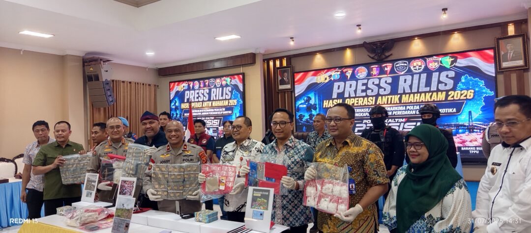 Operasi Antik Mahakam 2026 Lampaui Target! Polda Kaltim Ungkap 300 Kasus, Tangkap 351 Pelaku Hingga Bongkar TPPU Bandar