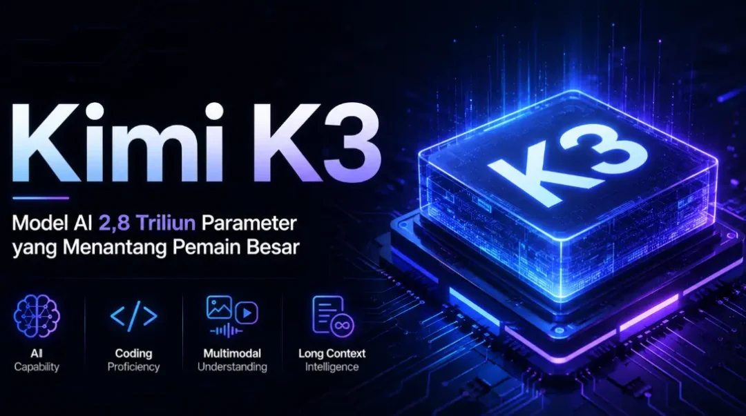 Mengenal Kimi K3, Model AI 2,8 Triliun Parameter yang Menantang Pemain Besar