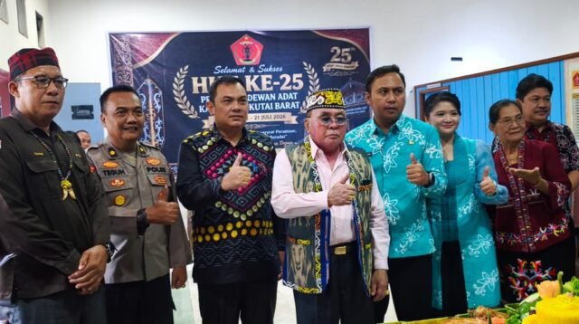 HUT ke-25 Presidium Dewan Adat, Bupati Kubar Ajak Jaga Warisan Leluhur