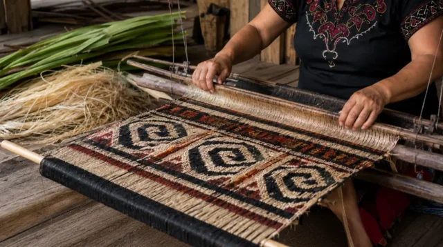Ulap Doyo, Tenun Khas Dayak Benuaq yang Dibuat dari Serat Daun
