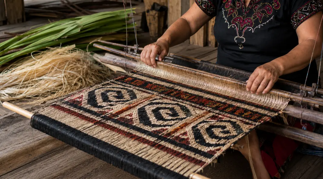 Ulap Doyo, Tenun Khas Dayak Benuaq yang Dibuat dari Serat Daun