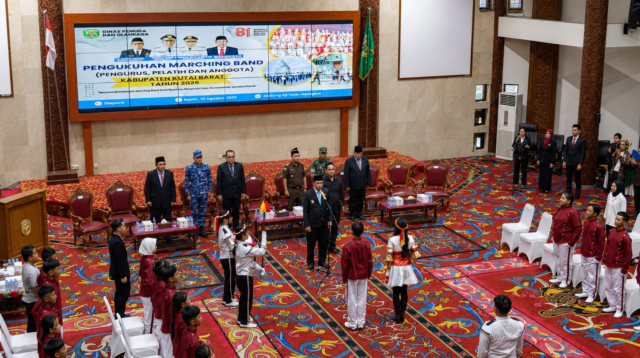 65 Anggota Marching Band Kubar 2026 Resmi Dikukuhkan, Siap Jalani Latihan
