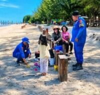 Antisipasi Kecelakaan Laut, Ditpolairud Polda Kaltim Perketat Pengamanan Pantai Manggar dan Lamaru